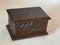 Decorative and Jewelry Box in Wood with Geometrical Gothic Patterns, France, 1970s 3