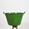 Green Enamel Garden Planter, 1950s, Image 1