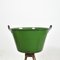 Green Enamel Garden Planter, 1950s 1