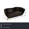 Ds 102 Leather Two-Seater Black Sofa from de Sede 2