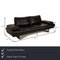 6600 Three-Seater Leather Sofa in Mocha Brown from Rolf Benz 2