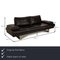 6600 Three-Seater Leather Sofa in Mocha Brown from Rolf Benz, Image 2
