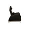 Jori Leather Armchair in Black, Image 8
