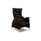 Jori Leather Armchair in Black 1