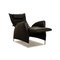 Jori Leather Armchair in Black, Image 3