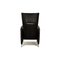 Jori Leather Armchair in Black, Image 9