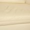 Leather Three Seater Cream Sofa from Koinor Rivoli 4