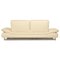 Leather Three Seater Cream Sofa from Koinor Rivoli, Image 10