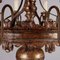 Carved Chandelier with Wrought Iron, Image 7