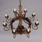 Carved Chandelier with Wrought Iron, Image 3