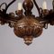 Carved Chandelier with Wrought Iron 8