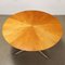 Vintage Table in Wood & Brass, Italy, 1960s 5