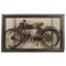 Motocicletta vintage con cornice, Immagine 1