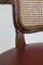 Cabriolet Armchairs in Walnut and Canework, Set of 2 9