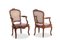 Cabriolet Armchairs in Walnut and Canework, Set of 2, Image 1