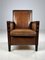 Art Deco Leather Armchair 1