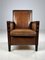 Art Deco Leather Armchair, Image 1