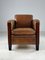 Art Deco Leather Armchair 1