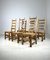 Vintage Oak Chairs, 1970s, Set of 6 23