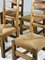 Vintage Oak Chairs, 1970s, Set of 6, Image 24