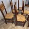 Vintage Highback Oak Chairs, 1965, Set of 6 5