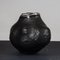 Black and Transparent Glass Vase with Abstract Shapes Finish with Chopped Anacles 5