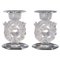 Candélabres Lalique France en Cristal, 20ème Siècle, Set de 2 1