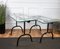 Tavolino da caffè scultoreo in ferro battuto e vetro, Italia, anni '70, Immagine 7