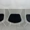 Vintage Side Chairs in White by Harry Bertoia, 1950s, Set of 4, Image 3