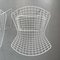 Sedie vintage bianche di Harry Bertoia, anni '50, set di 4, Immagine 15