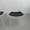 Chaises d'Appoint Vintage Blanches par Harry Bertoia, 1950s, Set de 4 9