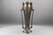 Art Nouveau Pewter Vase with Plant Motifs, Early 20th Century 6