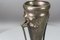 Art Nouveau Pewter Vase with Plant Motifs, Early 20th Century 8