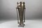 Art Nouveau Pewter Vase with Plant Motifs, Early 20th Century 7