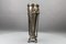 Art Nouveau Pewter Vase with Plant Motifs, Early 20th Century 5