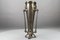 Art Nouveau Pewter Vase with Plant Motifs, Early 20th Century, Image 3