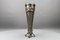 Art Nouveau Pewter Vase with Plant Motifs, Early 20th Century 4
