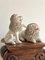 Lions en Céramique de Faïence, Italie, 19ème Siècle, Set de 2 3
