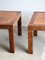 Burl Side Tables, 1970s, Set of 2 5