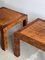 Tables d'Appoint en Loupe, 1970s, Set de 2 6