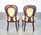 Louis Philippe Dining Chairs in Walnut, 1800s, Set of 2 7