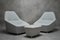 Pluriel Armchairs with Puff from Ligne Roset, Set of 3, Image 1