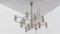 Metal Chrome Chandelier by Gaetano Sciolari, 1970s 1