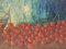 José Luis Capitaine, Still Life of Cherries, 20th Century, Oil on Panel, Framed 4