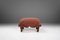 Small Art Deco Footstool with Original Upholstery, France, 1940s, Image 2