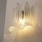 Lámpara de pared con pétalos de cristal de Murano, años 90, Imagen 4