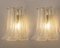 Lámpara de pared con pétalos de cristal de Murano, años 90, Imagen 5