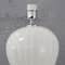Craft Table Lamp in Silk White Murano Glass, Italy, 1980s, Image 11