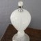 Craft Table Lamp in Silk White Murano Glass, Italy, 1980s, Image 9