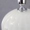 Craft Table Lamp in Silk White Murano Glass, Italy, 1980s, Image 7